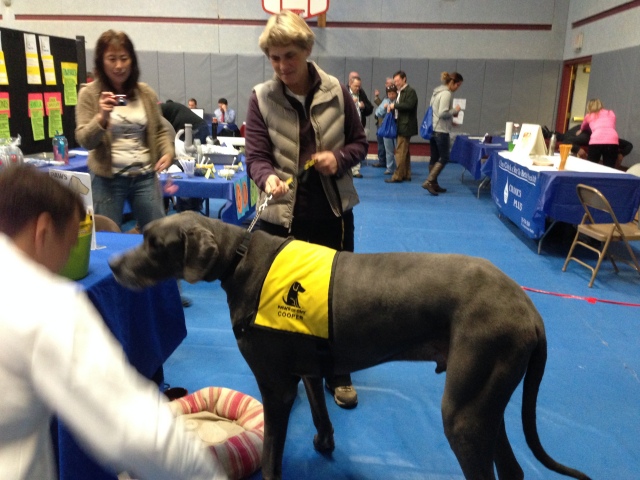 Cooper impresses attendees at the Elmcrest Take a Break for Wellness Event