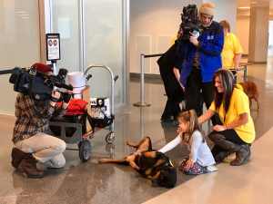 airport_pet_therapy_syracuse_diva_friend_filming_2
